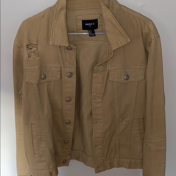 Distressed Jean Jacket - Picture 1 of 4